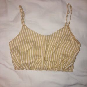 Striped Yellow Pacsun Croptop